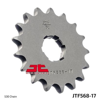 Picture of JT Front Sprocket Yamaha XS500A,B 75-77, XS650 75-81  (568-17) (Single)
