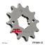 Picture of JT Front Sprocket Yamaha YFA1 89-04, YFM125 04-12 (569-12) (Single)