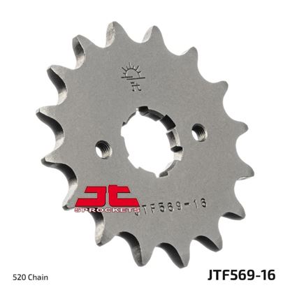 Picture of JT Front Sprocket Yamaha DT250MX 80-82, SR250 79-84, 93-96, XV250 95-08  (569-16) (Single)
