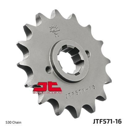 Picture of JT Front Sprocket Yamaha XS400 DOHC 82, XJ550 81-85, FZ600 87-89, XJ600 86-90 (571-16) (Single)