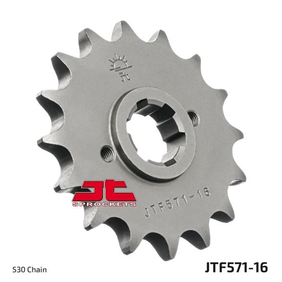 Picture of JT Front Sprocket Yamaha XS400 DOHC 82, XJ550 81-85, FZ600 87-89, XJ600 86-90 (571-16) (Single)