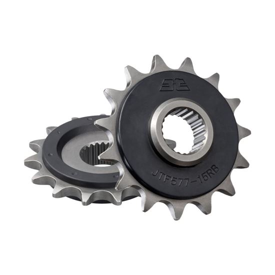 Picture of JT Front Sprocket Yamaha TT600R 98-03, XT600 97-94, XTZ660 91-98 (Rubber Cushioned) (577-15) (Single)