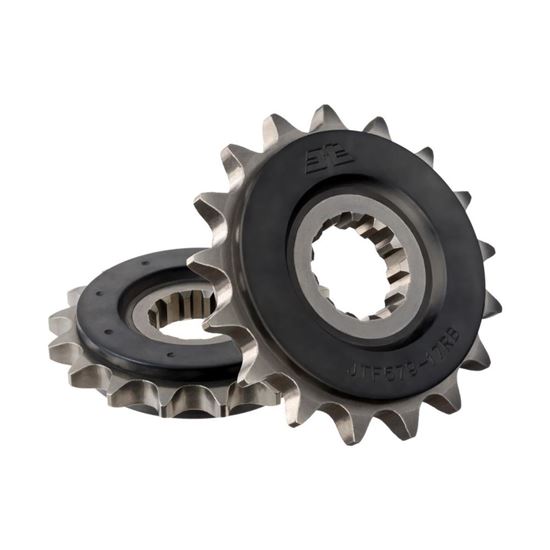 Picture of JT Front Sprocket Yamaha FZ1 06-14, YZF-R1 04-14, FJ1200 91-96, XJR1300 07-17 (Rubber Cushioned) (579-17) (Single)