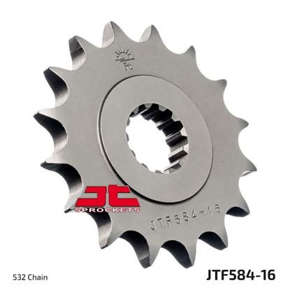Picture of JT Front Sprocket Yamaha YZF-R6 99-10, YZF750R 93-97, FZR1000 87-88 (584-16) (Single)