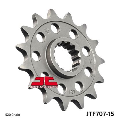 Picture of JT Front Sprocket Aprilia 450 RXV 06-12, 450 SXV 06-12, 550 RXV 06-12, 550 SXV 06-12 (707-15) (Single)