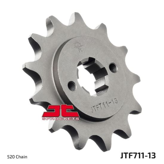 Picture of JT Front Sprocket Cagiva 125 Cruiser 87-89, 125 Super City 91-99, 125 W8 Trail 92-95 (711-13) (Single)