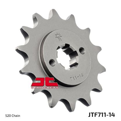 Picture of JT Front Sprocket Cagiva 125 Blues Custom, 125 Raptor 03-10, 125 Mito 90-10 (711-14) (Single)