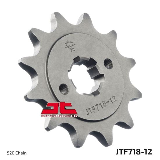 Picture of JT Front Sprocket Cagiva 125 WMX GP 89-92, Husquvarna 125 CR 90-94, 125 WR Enduro 90-94 (718-12) (Single)