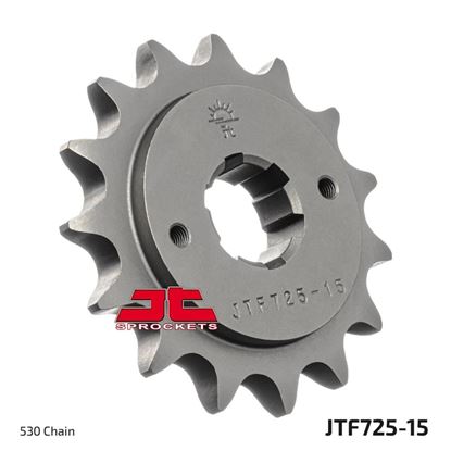 Picture of JT Front Sprocket Cagiva 650 Elefant Trail 85-87, Ducati 650 Indiana Custom 87-88 (725-15) (Single)