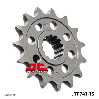 Picture of JT Front Sprocket Ducati 820 Hypermotard 13-14, 939 Hypermotard 16-18, 1200 S Monster 20  (741-15) (Single)