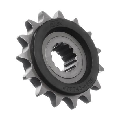 Picture of JT Front Sprocket Ducati 1200 Multistrada 10-17, 1260 Multistrada Models 18-22 (Rubber Cushioned) (743-15) (Single)