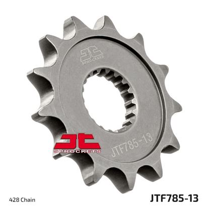 Picture of JT Front Sprocket Benelli 125 Leoncino 22-23, Keeway RKF125 22-23, RKS125 11-20 (785-13) (Single)