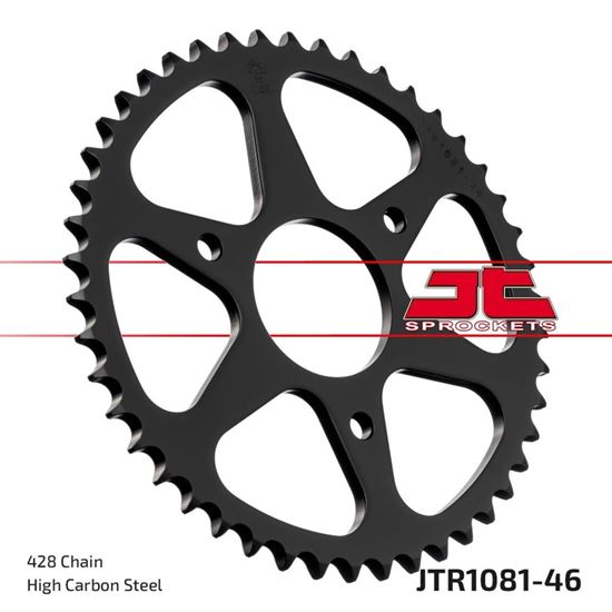 Picture of JT Rear Sprocket Rieju 125 RS2 models 06-10 (1081-46) (Single)