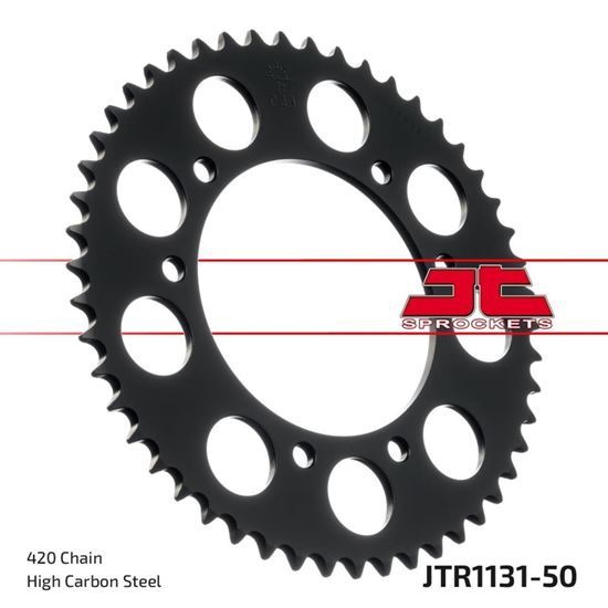 Picture of JT Rear Sprocket MBK 50 X-Limit SM 02, 50 X-Limit 03-06, Yamaha DT50R 03-06 (1131-50) (Single)