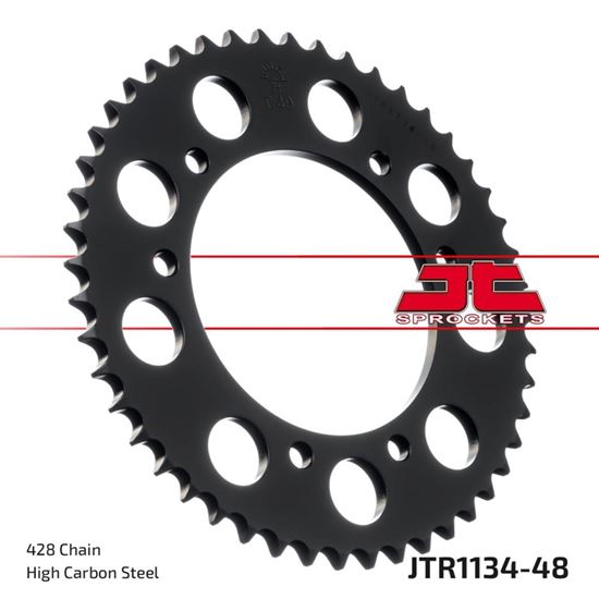 Picture of JT Rear Sprocket Rieju 125 RS3 10-15, Yamaha XT125X 05-11, Derbi 125 Baja SM 06-08 (1134-48) (Single)