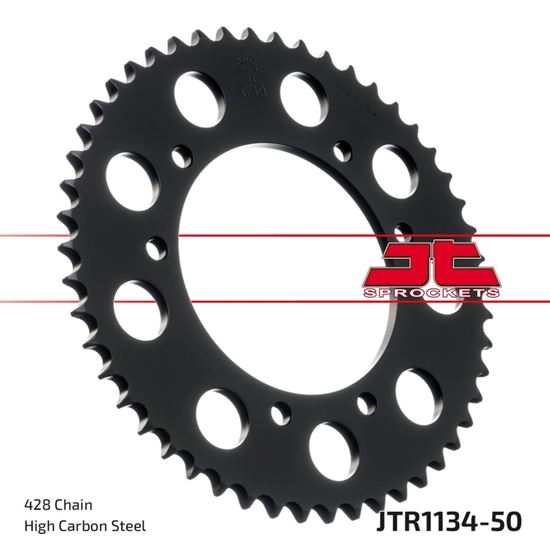 Picture of JT Rear Sprocket Derbi 125 Cross City 07-14, 125 Senda DRD SM 09-13, Yamaha XT125R 05-11 (1134-50) (Single)