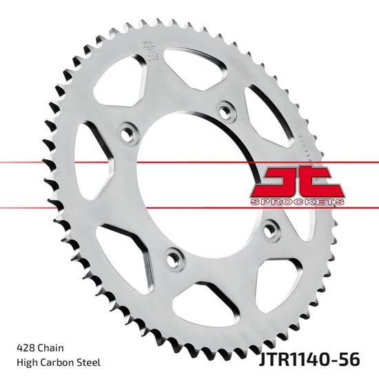 Picture of JT Rear Sprocket Betamotor 125 RR LC 4T Motard 11-23, 125 RR LC Supermotard CBS 17-23 (1140-56) (Single)
