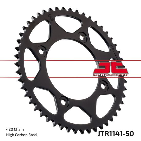 Picture of JT Rear Sprocket Betamotor 50 RR Supermotard 06-09 (1141-50) (Single)