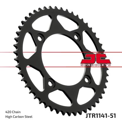 Picture of JT Rear Sprocket Betamotor 50 RR Enduro models 05-17  (1141-51) (Single)