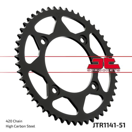 Picture of JT Rear Sprocket Betamotor 50 RR Enduro models 05-17  (1141-51) (Single)