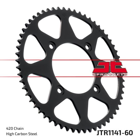 Picture of JT Rear Sprocket Betamotor 50 RR Enduro models 18-20, 50 RR Supermotard 21-23 (1141-60) (Single)