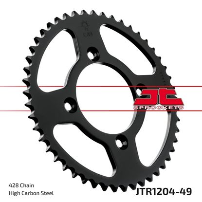 Picture of JT Rear Sprocket Honda CRF125FB 15-23 (1204-49) (Single)