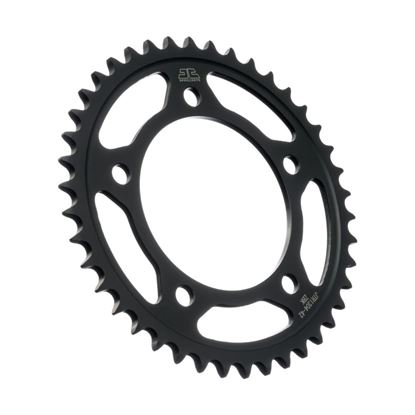 Picture of JT Rear Sprocket Honda CB600F 98-06, CB600S 00-03, CBF600 08-12, CB650R 19-22 (Black Zinc) (1304-42) (Single)