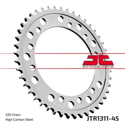 Picture of JT Rear Sprocket Honda VFR400R(NC24) 87-89 (1311-45) (Single)