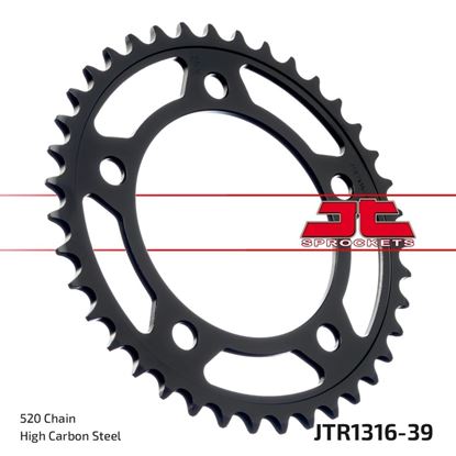 Picture of JT Rear Sprocket Honda NC700D 12-13, NC750S 14-19, NC750X 14-20, NC750D 14-20 (1316-39) (Single)