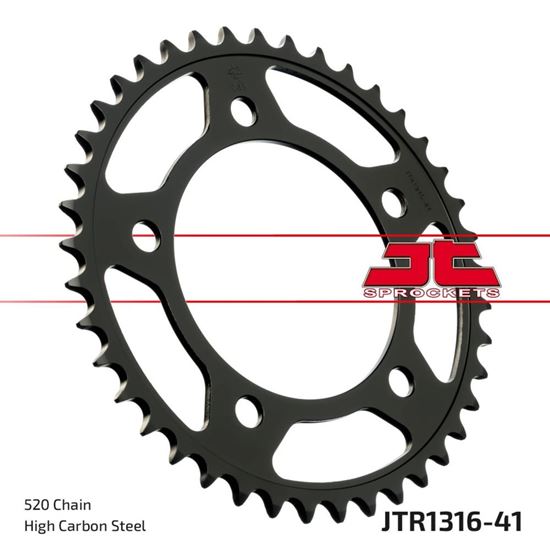 Picture of JT Rear Sprocket Honda CB500F 13-20, CB500X 13-18, CBR500R 13-21, NC750X 21-22 (1316-41) (Single)