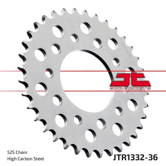 Picture of JT Rear Sprocket Honda CB350S 86-88, CB450S 86-88, CMX450C 86-87, XBR500 85-88 (1332-36) (Single)