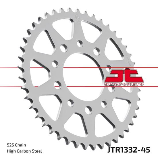 Picture of JT Rear Sprocket Honda XRV750 Africa Twin 93-03 (1332-45) (Single)