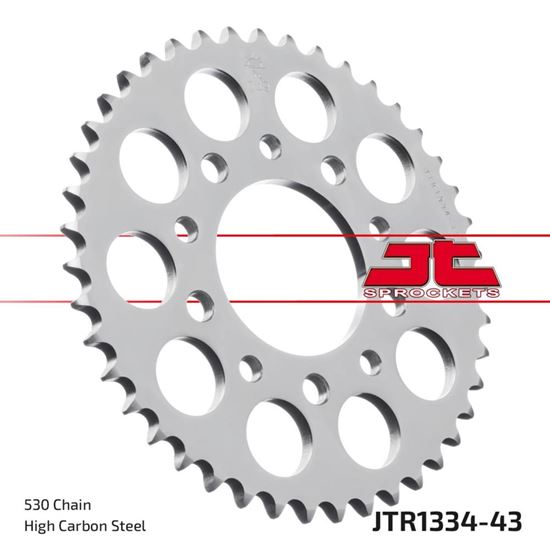 Picture of JT Rear Sprocket Honda VF500F 84-85, CBX550F 81-85, CBR600F 87-90, CBR1000F 87-88 (1334-43) (Single)