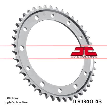 Picture of JT Rear Sprocket Honda VFR750F 90-98, VFR800F 98-13, VFR800X 11-14 (1340-43) (Single)