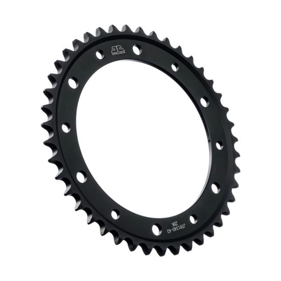 Picture of JT Rear Sprocket Honda VFR750F 90-98, VFR800F 98-13, VFR800X 11-14 (Black Zinc) (1340-43) (Single)
