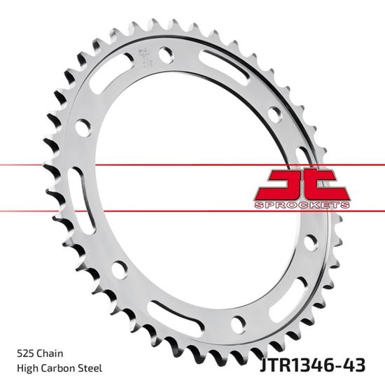 Picture of JT Rear Sprocket Honda VFR800F 14-20, VFR800X 15-20 (1346-43) (Single)