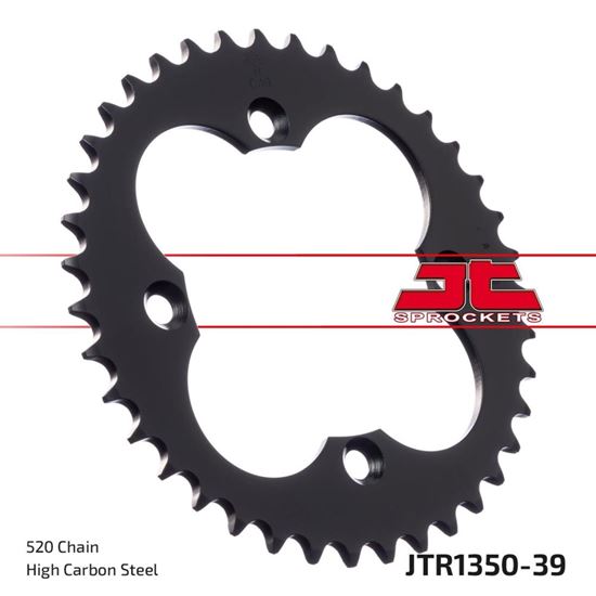 Picture of JT Rear Sprocket Honda ATC250R 86, TRX250R 86-87, TRX400EX 05-08, TRX400X 09-14 (1350-39) (Single)
