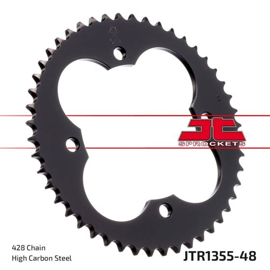 Picture of JT Rear Sprocket Honda TRX125 Fourtrax 87-88 (1355-48) (Single)
