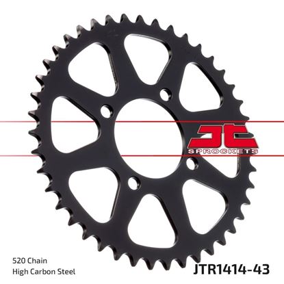 Picture of JT Rear Sprocket Kawasaki KSF250A Mojave 87-04, KEF300A/B Lakota 95-03 (1414-43) (Single)