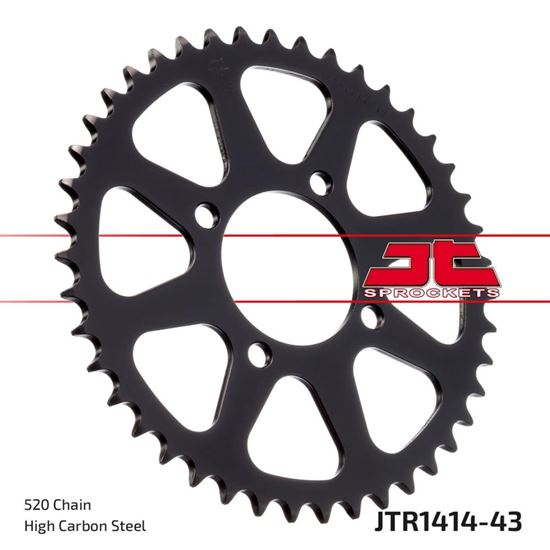 Picture of JT Rear Sprocket Kawasaki KSF250A Mojave 87-04, KEF300A/B Lakota 95-03 (1414-43) (Single)
