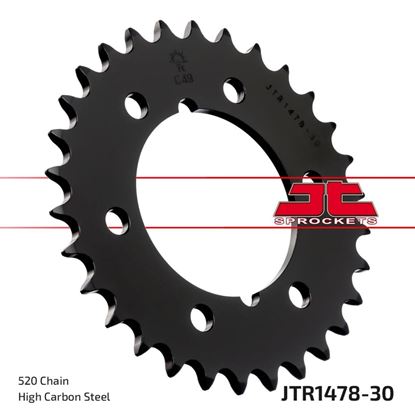 Picture of JT Rear Sprocket Polaris 250 Big Boss 4 x 6 89-92, 400L '6 x 6 94-98 (1478-30) (Single)