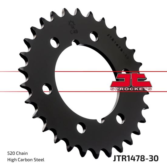 Picture of JT Rear Sprocket Polaris 250 Big Boss 4 x 6 89-92, 400L '6 x 6 94-98 (1478-30) (Single)