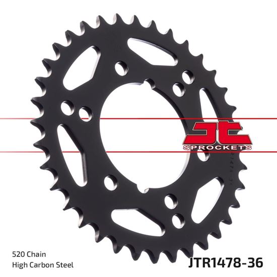 Picture of JT Rear Sprocket Polaris 250 Trail Blazer 02-03, 400 Scrambler 00-01, 500 Scrambler 00-11,  (1478-36) (Single)