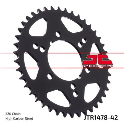 Picture of JT Rear Sprocket Kawasaki GPZ400 84-97, Polaris 250 Trail Blazer ES 96-99 (1478-42) (Single)
