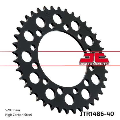 Picture of JT Rear Sprocket Kawasaki EL250 (EL250F2) 97-03  (1486-40) (Single)