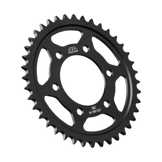 Picture of JT Rear Sprocket Kawasaki ZZR600 05-08, ZX-6R 98-02, Z1000(ZR1000B/C) 07-09, ZX-10R 06-07 (Black Zinc) (1489-40) (Single)