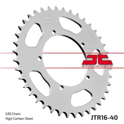 Picture of JT Rear Sprocket Aprilia 125 Tuareg Wind 88 (16-40) (Single)