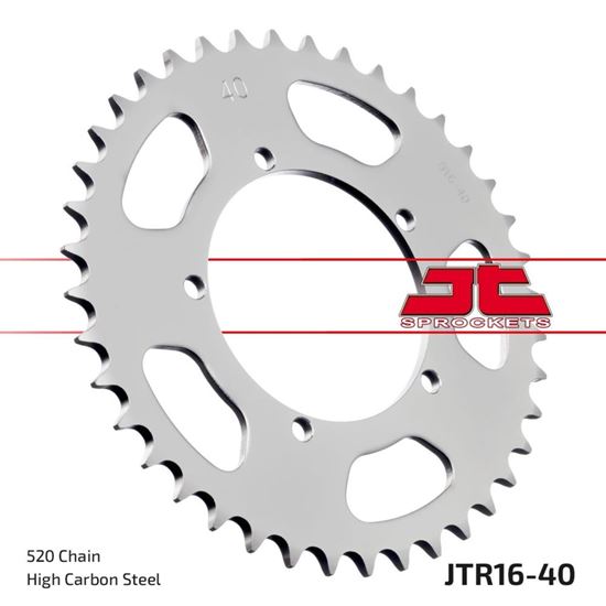 Picture of JT Rear Sprocket Aprilia 125 Tuareg Wind 88 (16-40) (Single)
