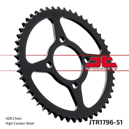 Picture of JT Rear Sprocket Suzuki RV125 Van Van 03-16 (1796-51) (Single)