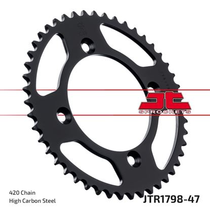 Picture of JT Rear Sprocket Yamaha YZ65 18-23 (1798-47) (Single)